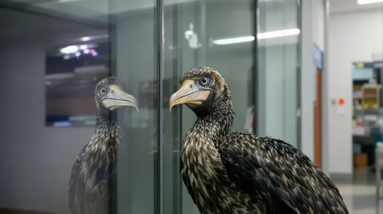 Allemagne : ce cormoran blessé toque à la porte des urgences pour être secouru Allemagne : ce cormoran blessé toque à la porte des urgences pour être secouru