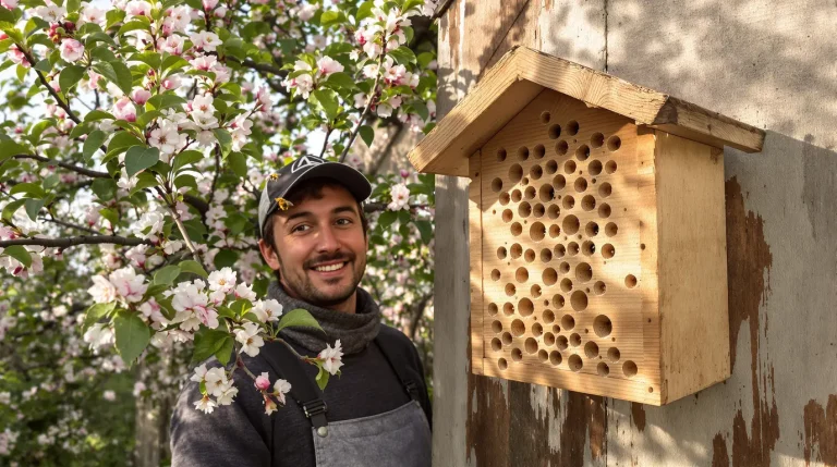 Ce petit refuge en bois installé en mars a doublé mes récoltes de fruits, et presque personne n’y pense