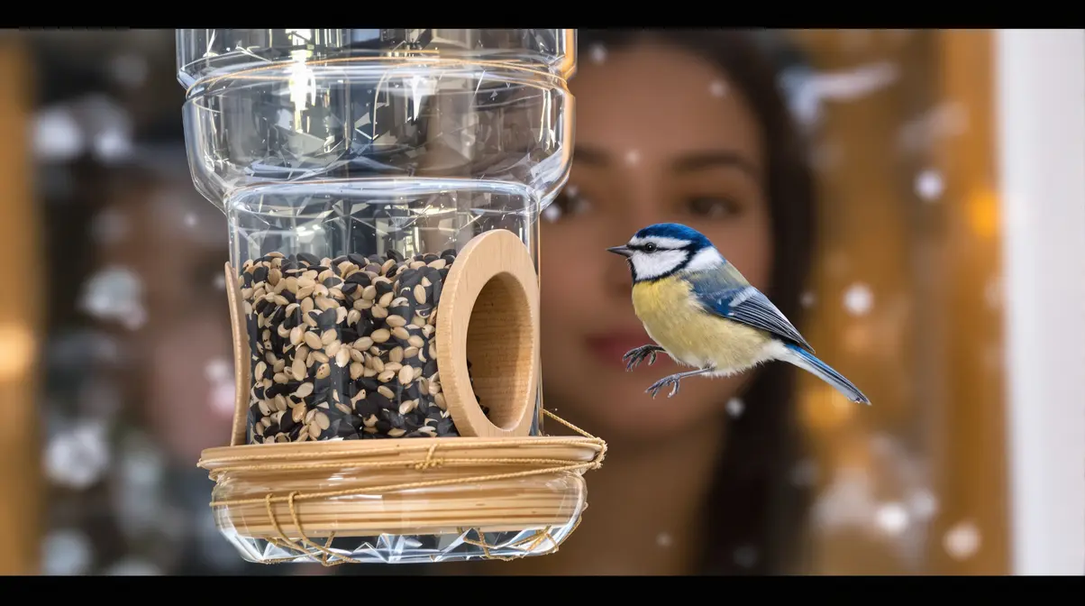 Comment une simple bouteille plastique devient une mangeoire idéale pour les oiseaux Comment une simple bouteille plastique devient une mangeoire idéale pour les oiseaux