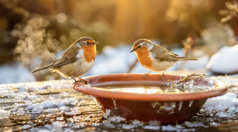 Donner de l’eau aux oiseaux en période de gel leur coûte la vie : voici pourquoi