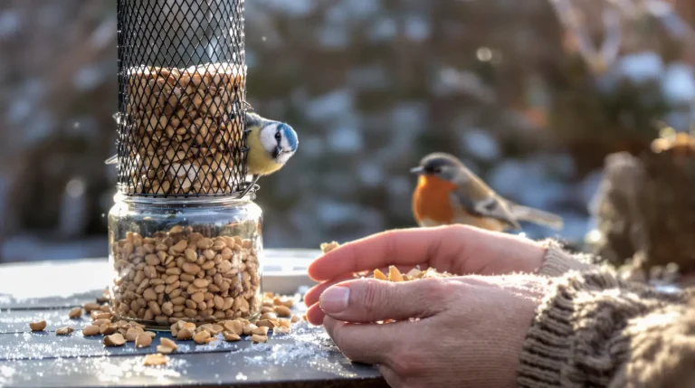 En décembre, ce petit aliment du placard que les jardiniers oublient peut vraiment sauver les oiseaux du jardin