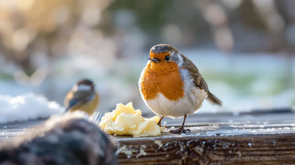 En janvier, ce reste de repas que les jardiniers britanniques jettent au jardin pour aider les oiseaux En janvier, ce reste de repas que les jardiniers britanniques jettent au jardin pour aider les oiseaux