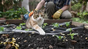 Le chat du voisin entre dans votre potager ? Voici comment le repousser pour de bon