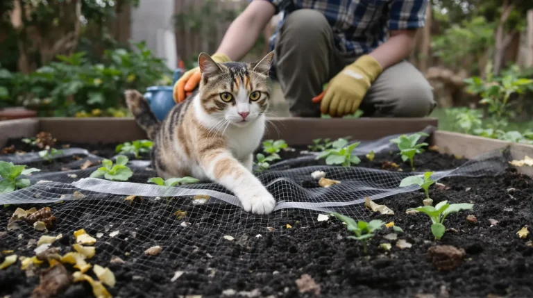 Le chat du voisin entre dans votre potager ? Voici comment le repousser pour de bon