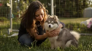 Le Pomsky de 7 mois disparaît du jardin grillagé : 2 semaines plus tard, la famille le retrouve