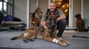 Pour rester avec le Malinois qui l’accompagnait en mission, ce maître-chien choisit de l’adopter