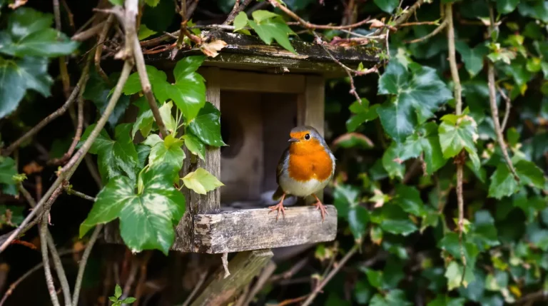 Rouge-gorge au jardin : voici l’endroit exact où installer son nichoir pour vraiment l’attirer